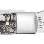 Case 81223 Sportsman Trapper 3.24" Clip/3.27"Spey Folding Plain Mirror Polished Tru-Sharp SS Blade, Bear Wildlife Engraving Natural Bone Handle