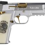 Girsan 391455 MCP 35 Liberador 9mm Luger, OPS with Accessory Rail, Gold Controls, Pearl Engraved Grips