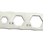 Lyman 7631250 Brass Smith Die Wrench Silver Stainless Steel