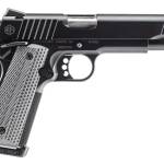 Alpha Foxtrot AA27X4ENA-XQBK08-WBS AF1911  Full Size 45 ACP 8+1 5" Stainless Bull Barrel, Black QPQ Stainless Steel Serrated Slide, Black QPQ Stainless Steel Serrated Frame w/Beavertail G10 Grip