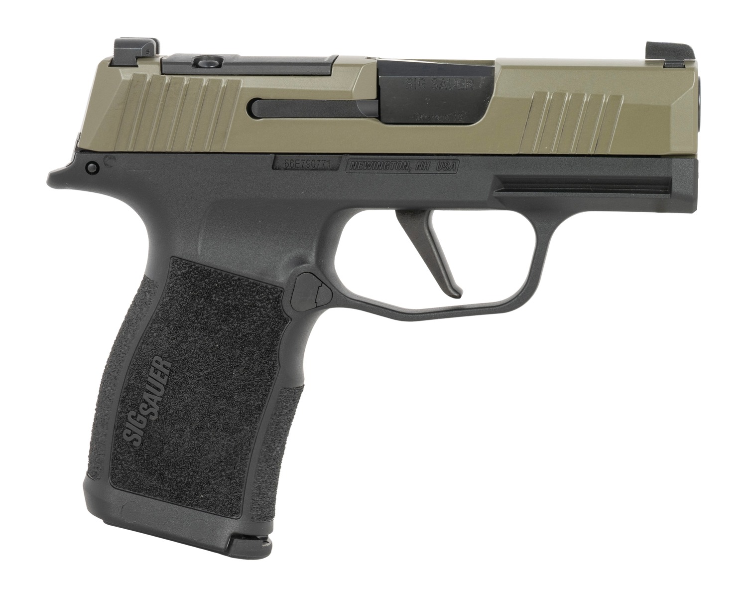 Sig Sauer 365X9GXR3P P365X  Micro Compact Frame 9mm Luger 12+1 3.10" Stainless Steel Optic Ready/Serrated Slide, Stainless Steel Frame w/Accessory Rail, RMSc Footprint