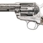Taylors & Company OG1407 1873 Cattle Brand 357 Mag 6rd 5.50" Nickel Engraved Imitation Stag Grip