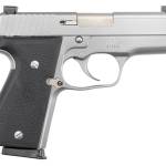 Kahr Arms K9093NA K 9mm Luger Caliber with 3.50" Barrel, 7+1 Capacity, Overall Matte Stainless Steel Finish, Serrated Slide, Textured Wraparound Black Polymer Grip & TruGlo Night Sights
