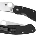 Spyderco C36GPE Military  4" Folding Modified Clip Point Plain CPM S30V Stainless Steel Blade/G10 Black Handle