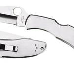 Spyderco C10P Endura II  3.88" Folding Drop Point Plain VG-10 Stainless Steel Blade/Stainless Handle