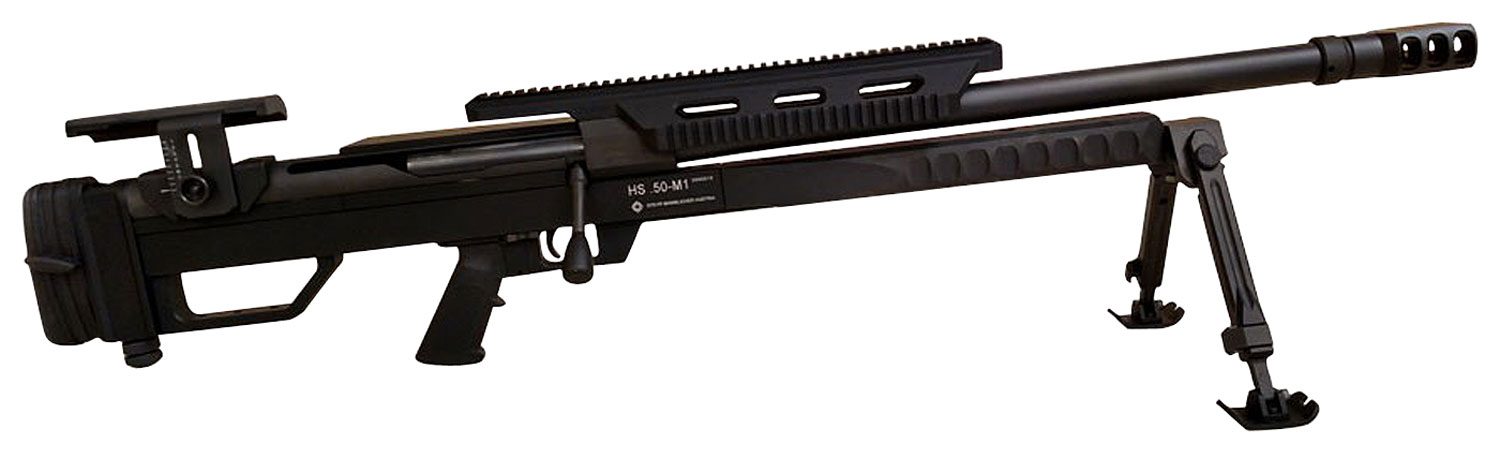 Steyr Arms 610501 HS .50-M1  Take Down Design, 50 BMG 5+1 24" Fluted/Threaded, Black, Fully Adj. Chassis, Muzzle Brake, Adj. Integrated Bipod & Monopod, Optics Mount