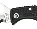 Spyderco LBKS3 Ladybug 3 1.94" Folding Modified Clip Point Serrated VG-10 SS Blade Black FRN Handle