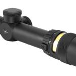 Trijicon 200052 AccuPoint  Black Hardcoat Anodized 1-4x 24mm 30mm Tube Illuminated Amber Triangle Post Reticle