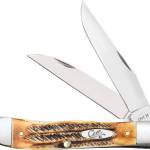 CASE KNIVES 6.5 BONE STAG - TRAPPER