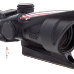 Trijicon 100213 ACOG  Black Hardcoat Anodized 4x32mm Illuminated Red Triangle Post Reticle