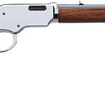 Taylors & Company 550223 Uberti Scout 22 LR Caliber with 14+1 Capacity, 19" Blued Barrel, Chrome-Plated Metal Finish & Walnut Stock Right Hand (Full Size)