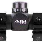 Aim Sports JTM432B Tactical Compact Black Anodized 4x 32mm 1" Tube Mil-Dot Reticle