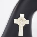 CIMARRON HOLY SMOKER 357MAG FS - 4.75" WHITE/SILVER CROSS BLACK