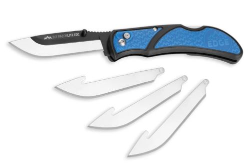 OUTDOOR EDGE 3" RAZOR LITE - EDC FOLDER BLUE W/4 BLADES