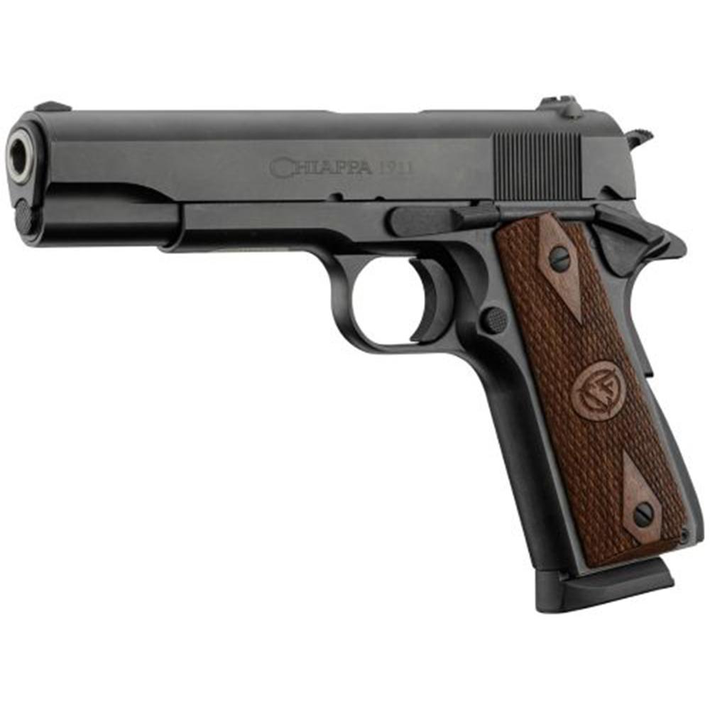 Chiappa 1911 Field Handgun .45 ACP 8rd Magazine 5" Barrel Black with Walnut Grip