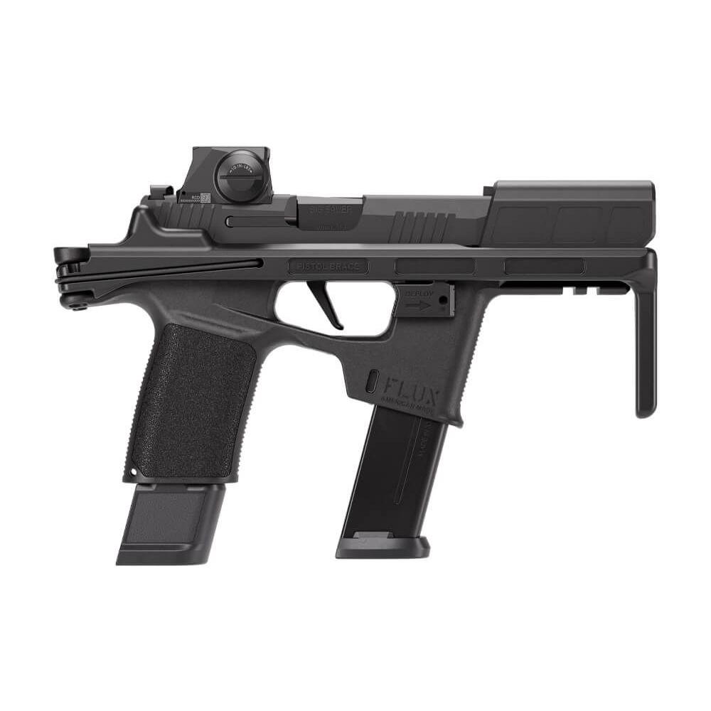 Sig Sauer P365-FLUX Handgun 9mm Luger 21(2)17(1)&25(1)rd Magazines 6" Barrel Brace w/TacKit