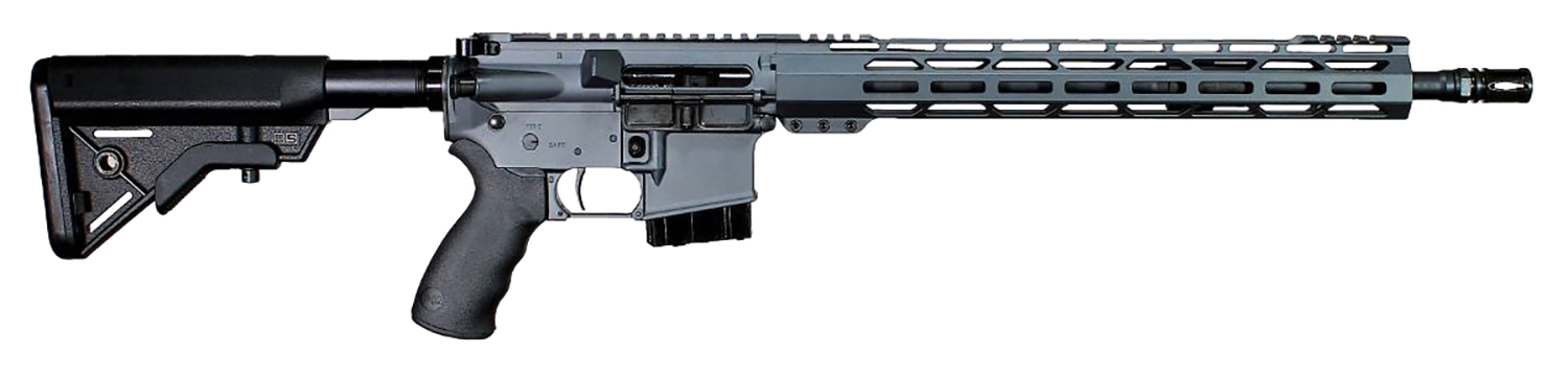 Alexander Arms RTA65SG Tactical  6.5 Grendel 10+1 16" Black Threaded Barrel, Sniper Gray Cerakote Picatinny Rail Aluminum Receiver, M-LOK Handguard, Black Synthetic B5 Bravo Stock, Black A2 Grip