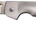 Cold Steel CS95FB Bushman Pocket 4.50" Folding Clip Point Plain Stone Washed 4116 Stainless Steel Blade/Stone Washed 420 Stainless Steel Handle Includes Pocket Clip