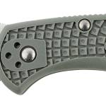 Spyderco C33PSFG Delica 4 Lightweight 2.88" Folding Drop Point Part Serrated VG-10 SS Blade Foliage Green Bi-Directional Texturing FRN Handle Includes Pocket Clip