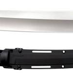 Cold Steel CS35AE Magnum Tanto XII  12" Fixed Tanto Plain Satin VG-10 San Mai Blade/Black Textured/Oval Kray-Ex Handle Includes Sheath