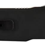 Templar Knife SZBR321 Premium Weighted Small 3" OTF Drop Point Plain Black Oxide Stonewashed D2 Steel Blade, 4.50" Black Aluminum/Rubber Handle