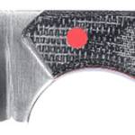 CRKT 4037 Razel  2.97" Fixed Plain Satin D2 Steel Blade/Weathered Resin Infused Fiber Handle Includes Sheath