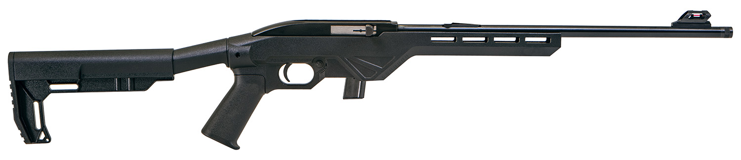 Citadel CIT22LRB Trakr  22 LR 10+1 18" Blued Steel Threaded Barrel & Receiver, Lightweight Synthetic Black Synthetic Stock