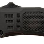 Steel River Knives MT616BDDP Spartan  Mini 2.75" OTF Drop Point Plain Laser Etched Damascus 440C SS Blade/4.25" Black Aluminum Zinc Alloy Handle