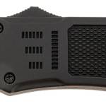 Steel River Knives T618BT Spartan Medium 3.25" Tanto Plain Black/Silver 440C SS Blade/ 4.50" Black Aluminum Zinc Alloy Handle