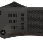 Steel River Knives T620BT Spartan  3.75" Tanto Black/Silver Blade 5.5" Black Aluminum Zinc Alloy Handle