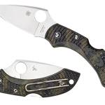 Spyderco C28ZFPGR2 Dragonfly 2  2.30" Folding Plain Satin VG-10 SS Blade/Zome Green Textured FRN Handle Includes Pocket Clip