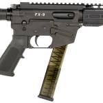 FREEDOM ORDNANCE FX9P8SBM FX-9  9mm Luger 31+1 8" Black Nitride Steel Barrel, M-LOK Handguards, Black Anodized Aluminum Picatinny Rail Receiver, Black SB Mini Brace, AR15 Grip