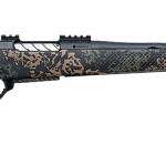 Seekins Precision 0011710237-F Havak PH3 6.5 PRC 24" Black Fluted Threaded Barrel, Black Picatinny Rail Steel Receiver, Adj Cheek Riser Woodland Shadow Synthetic Stock