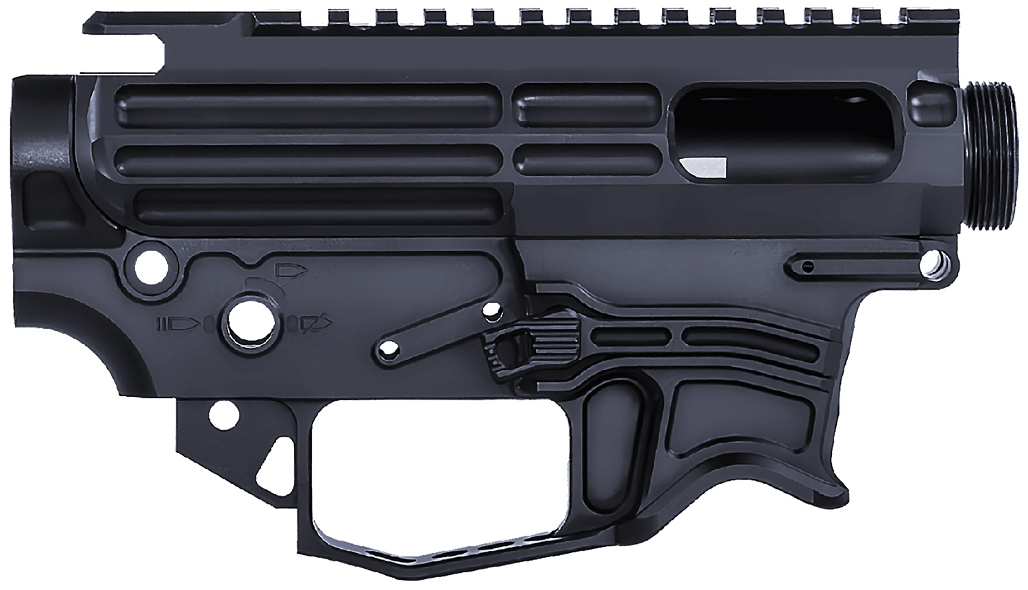 Battle Arms Development XIPHOS-SET Xiphos Lower Receiver 9mm Luger Aluminum Black Anodized for Glock