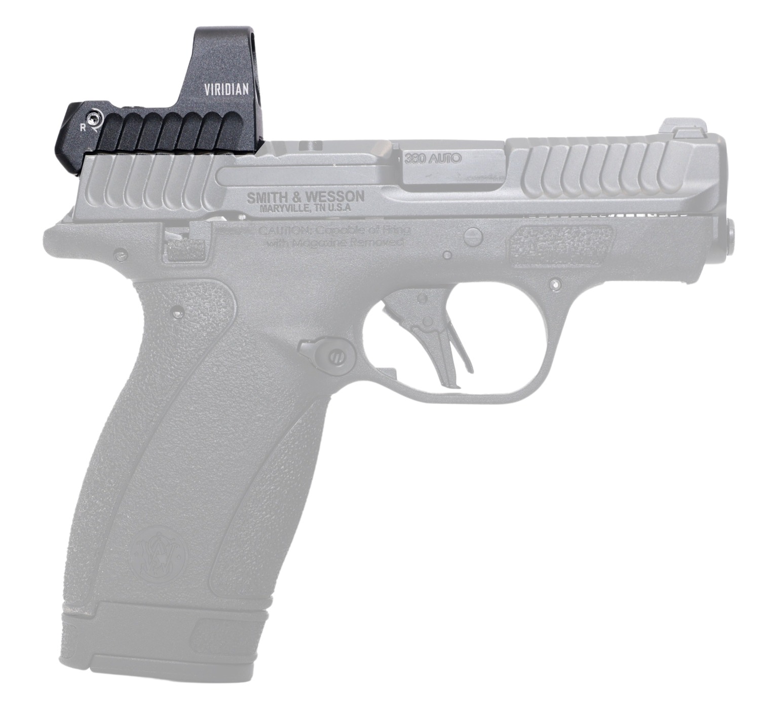 Viridian 9810186 RFX Custom  Black 1x16mm Fits S&W Bodyguard 2.0