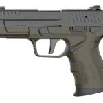 Retay USA RXP22ODBLKS13TH RXP 22 LR 13+1 4" Threaded Barrel, Black Cerakote Optic Ready/Serrated Slide, OD Green Cerakote Polymer Frame w/Accessory Rail, RMR/RMSc Footprint