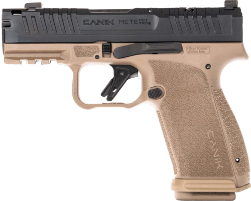 CANIK METE MC9 PRIME 9MM 3.65" - OR NS 2-10RD MAGS BLACK/FDE