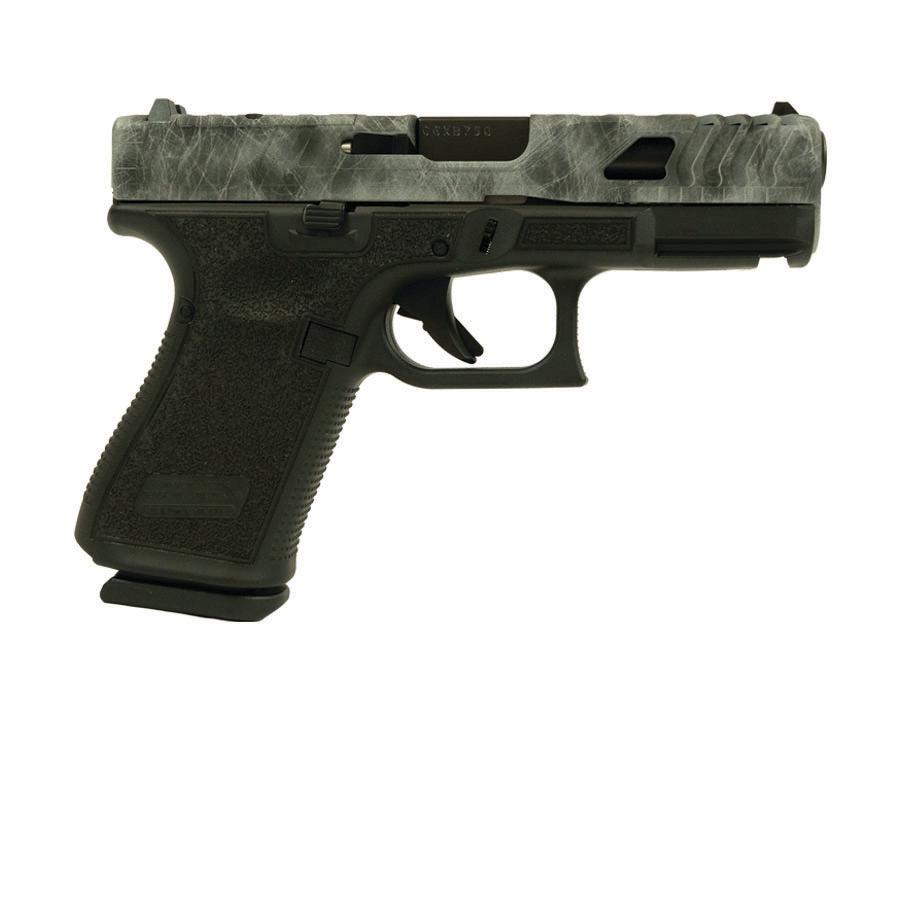 Glock V-Series Model 19 Marble Cerakote Handgun 9mm Luger 15rd Magazines (3) 4.02" Barrel LSR Stipple Austria