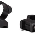 Konus 2-Piece Steel Riflescope Rings With Quick Release Lever 30mm High - Matte Black