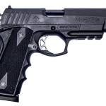 ATI GFXH45M FXH-45 Moxie 45 ACP 8+1 5" Black Match Grade SS Barrel, Black Parkerized Serrated Slide, Black Polymer Frame w/Beavertail & Picatinny Rail, Black Finger Groove Grip