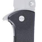 CRKT 6450D2 Drifter  EDC 2.88" Folding Drop Point Plain Stonewashed D2 Steel Blade, Black Textured G10 Handle