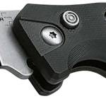 Boker 01BO482 Intention II  Folding Drop Point Plain D2 Steel Blade Black G10 Handle