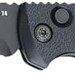 Boker 01KALS101 Kalashnikov 3.35" Tanto Plain Black D2 Steel Blade Aluminum Handle