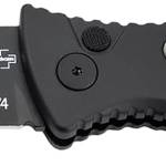 Boker 01KALS136  Kalashnikov 3.35" Clip Point Plain Black D2 Steel Blade Black/Gray Aluminum Handle