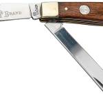 Boker 110832 Trapper 2.0 Clip Point/Spey Plain D2 Steel Blade Rosewood Tulip Wood Handle