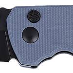 CRKT 2495G SQUID XM 2.95" Folding Plain Black Oxide D2 Steel Blade, Gray G10 Handle