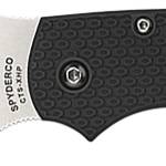 Spyderco C152PGY Chaparral Lightweight 2.80" Folding Drop Point Plain Gray Satin CTS XHP Steel Blade 3.60" FRN Handle