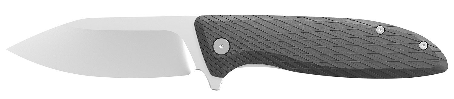 Outdoor Edge BR1C Brutus  3.30" Folding Sheepsfoot Plain 4Cr14MoV Blade Glass-Filled Nylon Handle