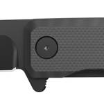 Outdoor Edge PL2C Peleus  3.10" Folding Clip Point Plain Black Oxide 8Cr13MoV SS Blade G10 Handle