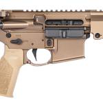 Geissele Automatics 08-518S Super Duty MOD1 300 Blackout 8" Black Threaded Barrel, Flat Dark Earth Receiver w/Picatinny Rail, Flat Dark Earth Synthetic SB Tactical SBA3 Brace, FDE A17 Grip